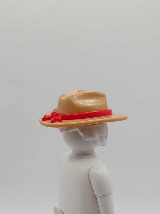 Western Hat with ribbon (medium brim)
