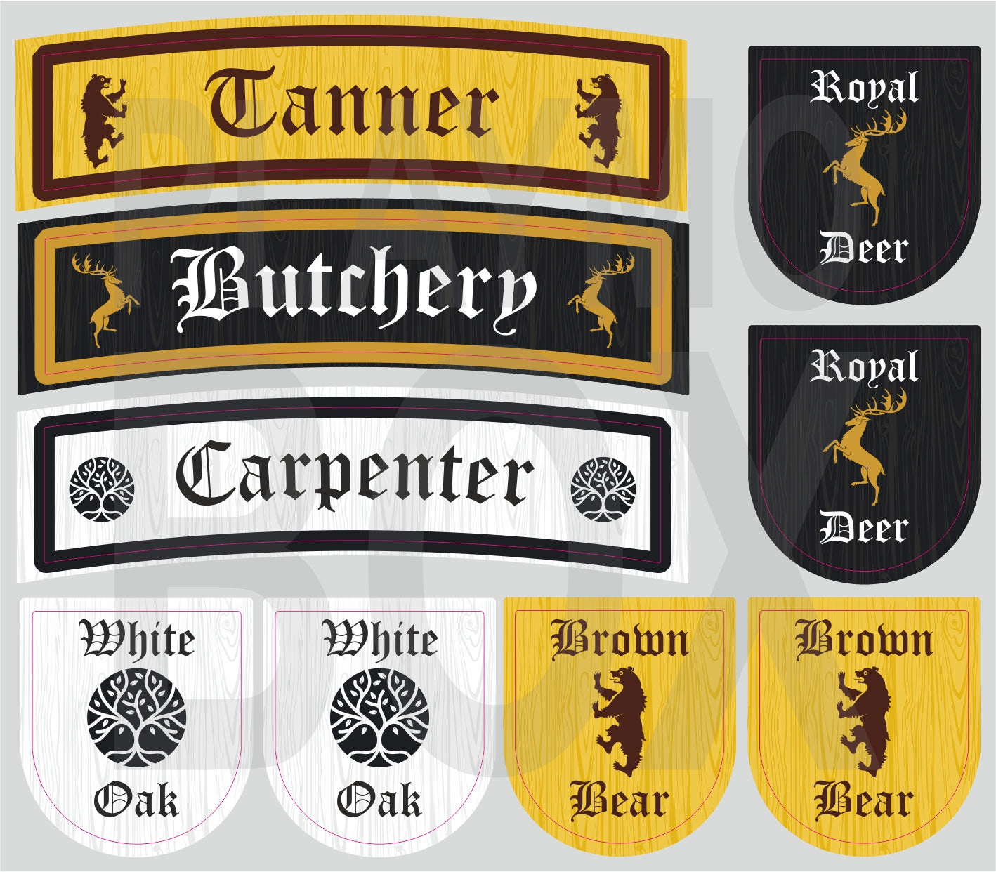 Medieval Shop Signs II