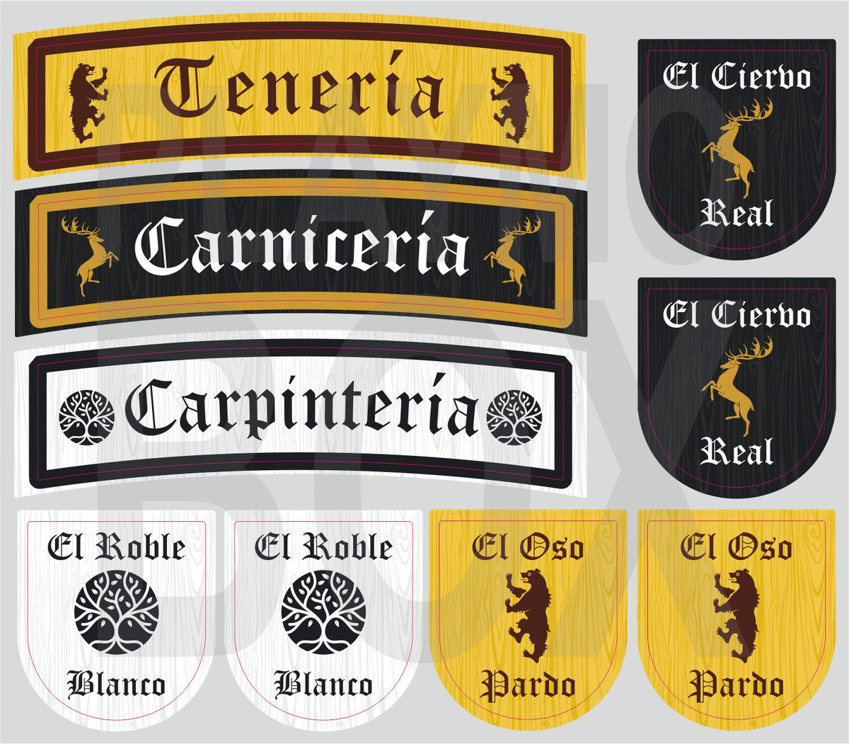 Medieval Shop Signs II