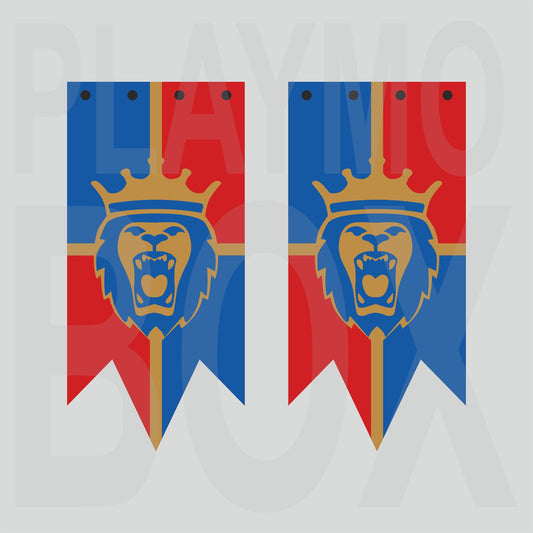 Royal Gold Lion Banner