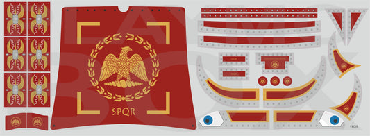 SPQR Red Sail