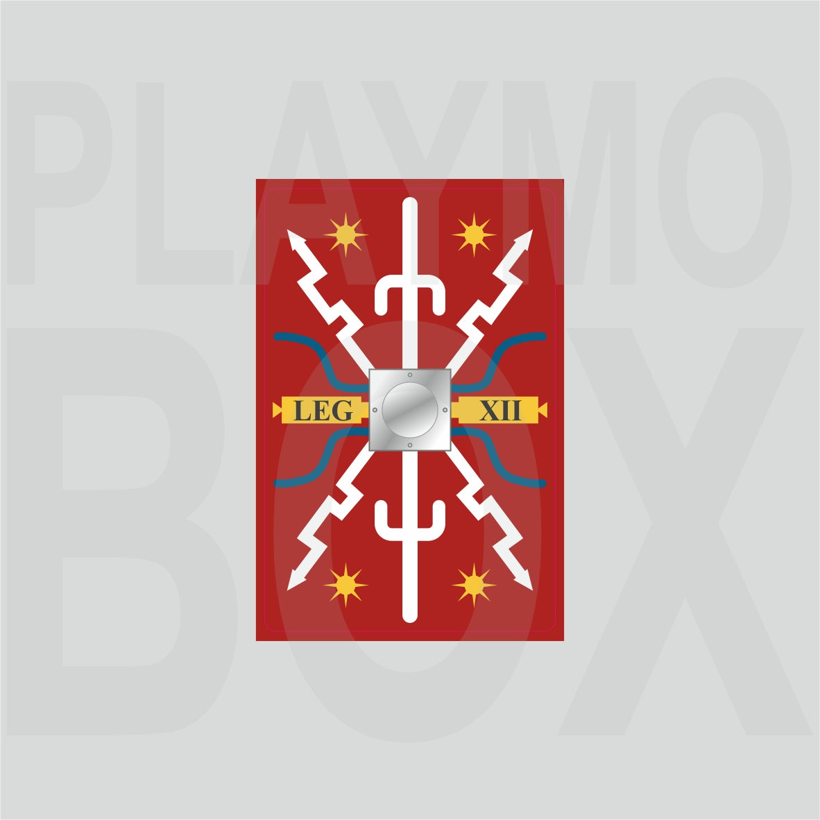 Roman Stickers (Scutum without hole)