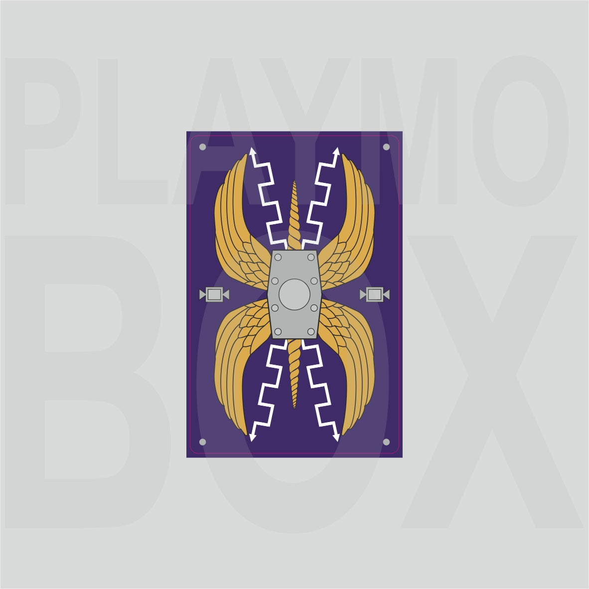 Roman Stickers (Scutum without hole v2)