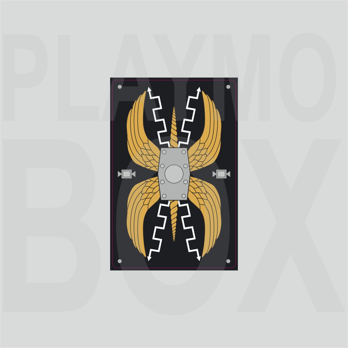 Roman Stickers (Scutum without hole v2)