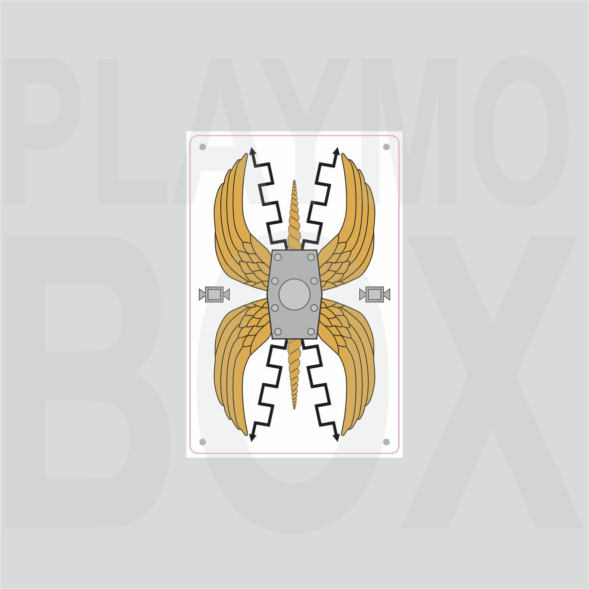 Roman Stickers (Scutum without hole v2)