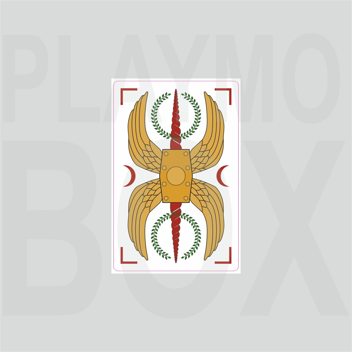 Roman Stickers (Scutum without hole v2)
