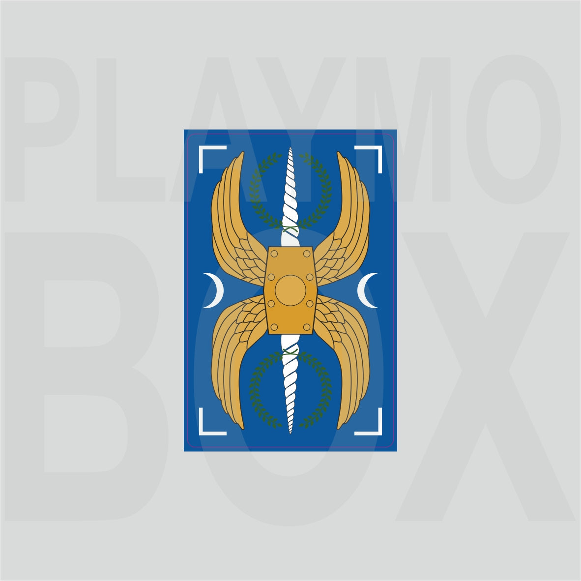 Roman Stickers (Scutum without hole v2)