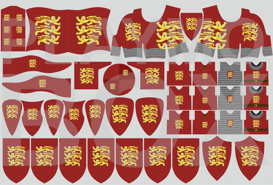 Three Lions of England