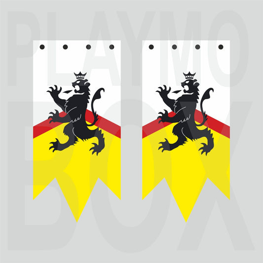 Royal Black Lion Banner