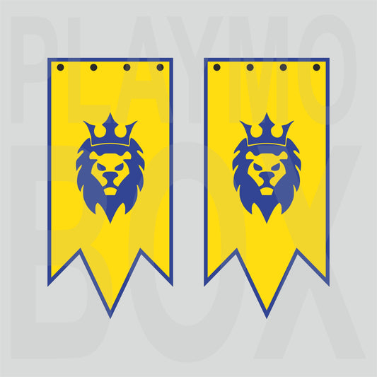 Royal Blue Lion Banner II