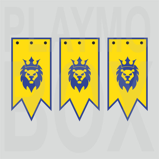 Royal Blue Lion Banner II