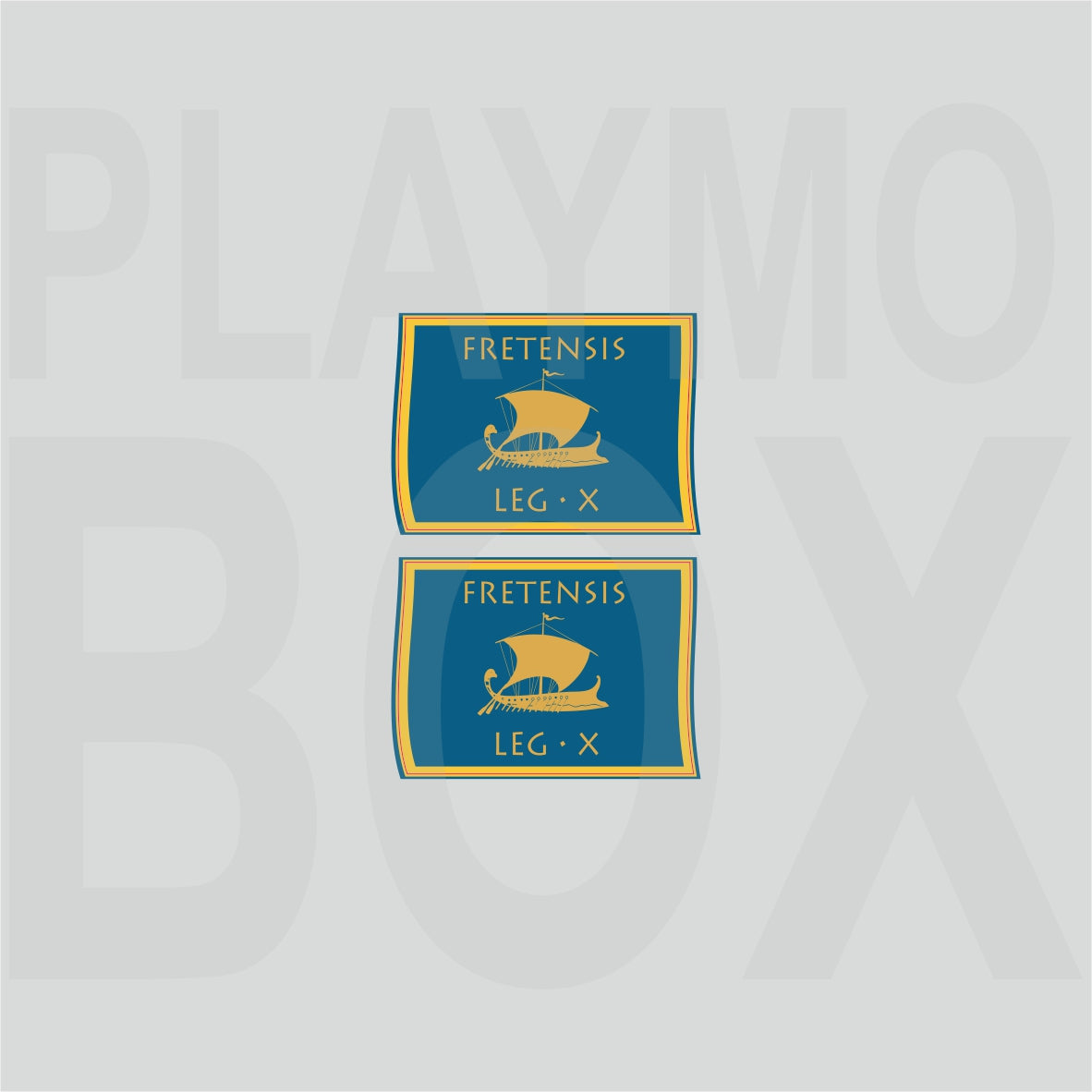 Roman Banner Stickers