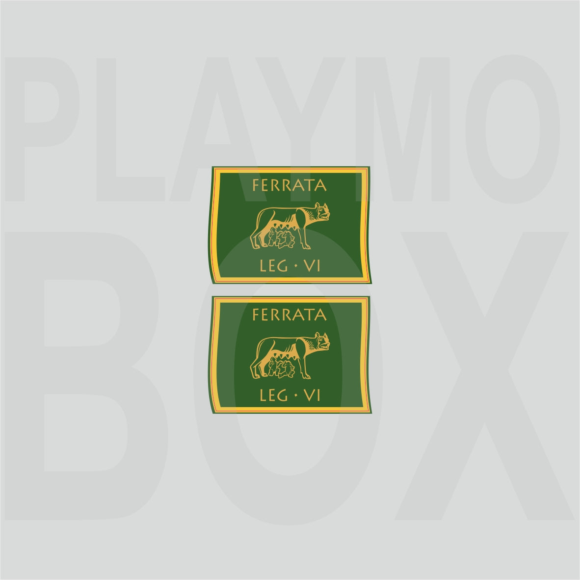 Roman Banner Stickers