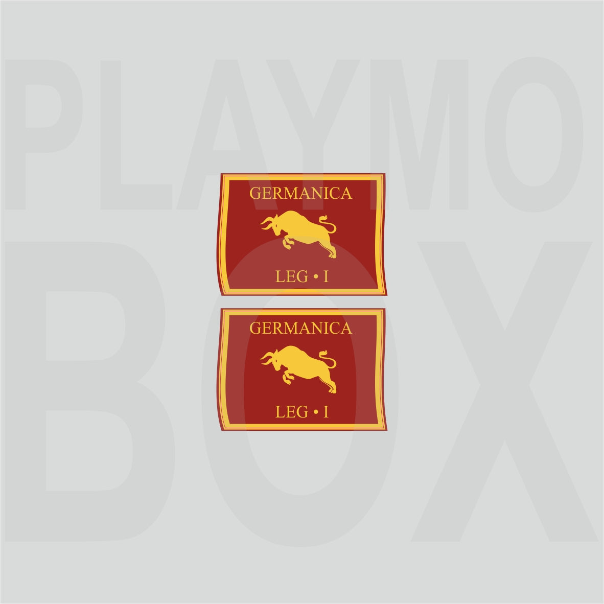 Roman Banner Stickers