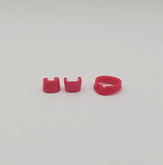 Red ACW cuffs and collar