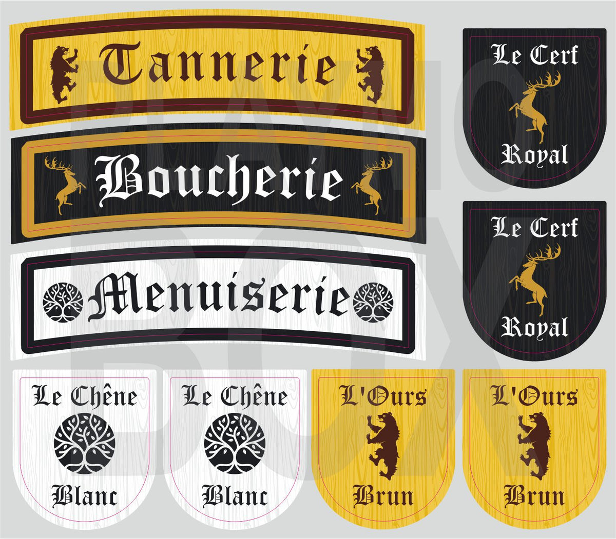 Medieval Shop Signs II