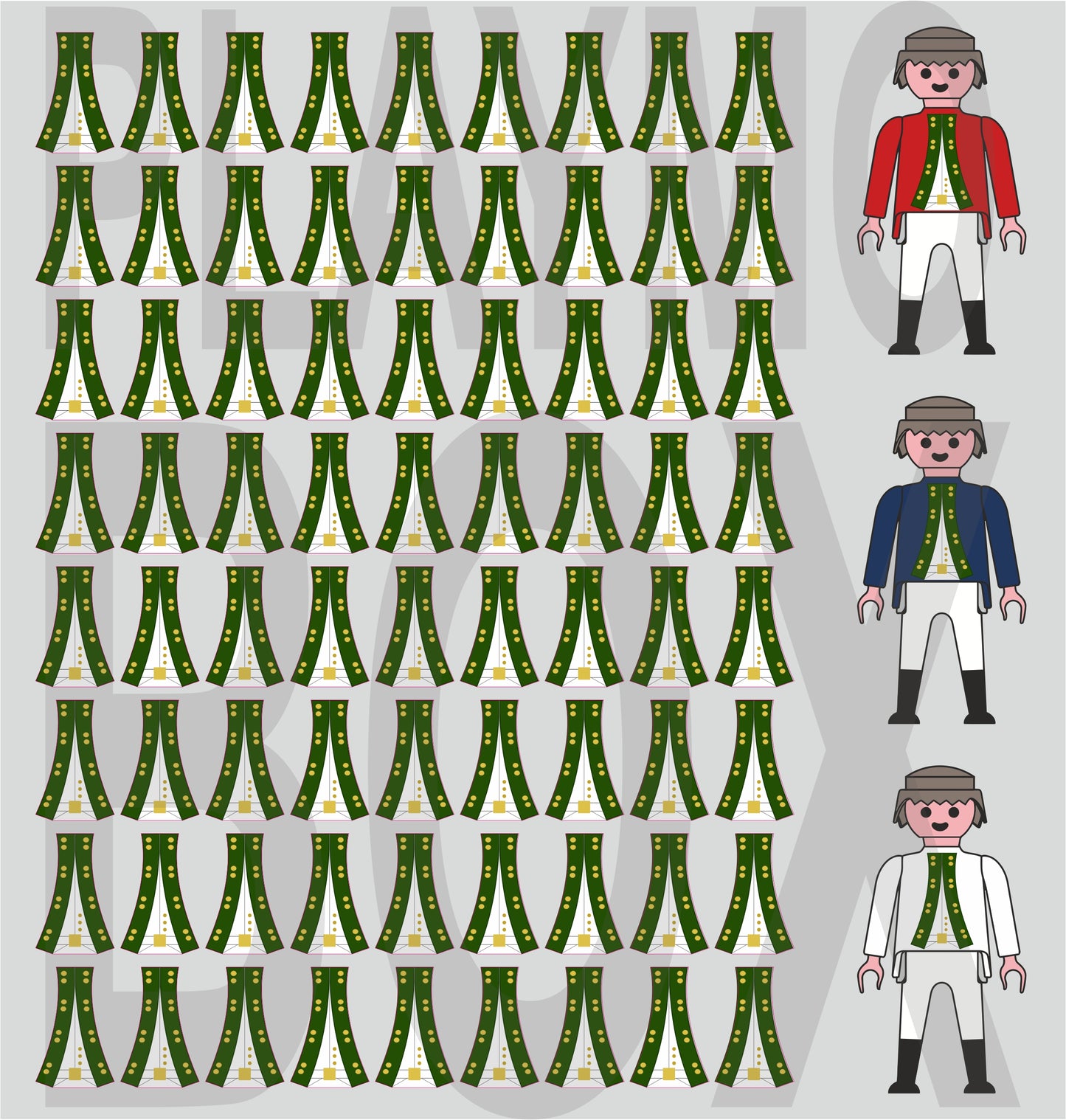 Military Uniform Stickers