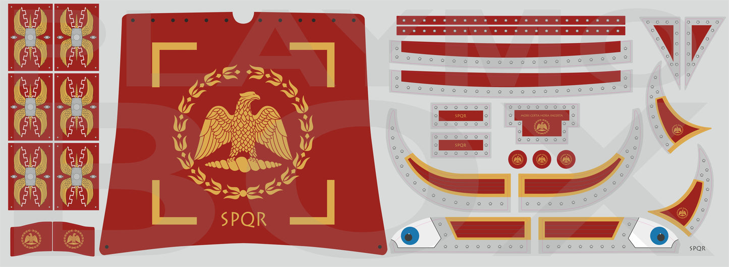 SPQR κόκκινο πανί