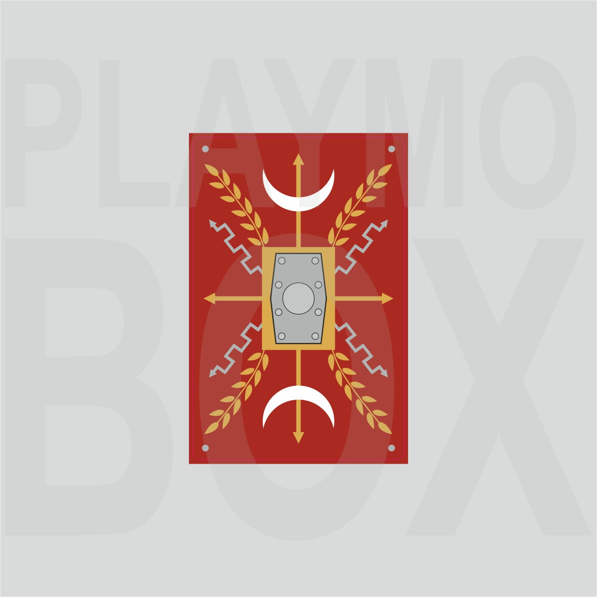 Roman Stickers (Scutum without hole v2)