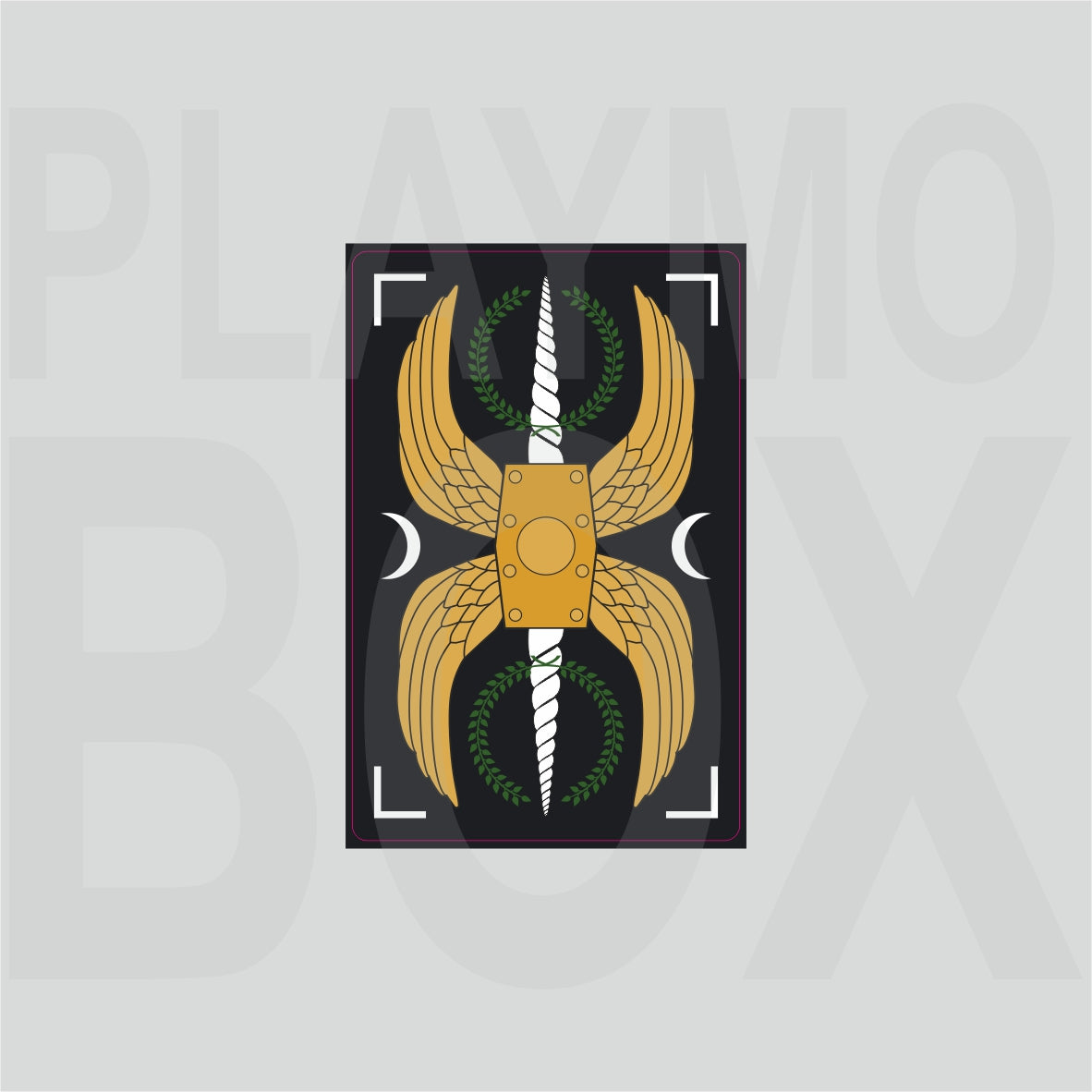 Roman Stickers (Scutum without hole v2)