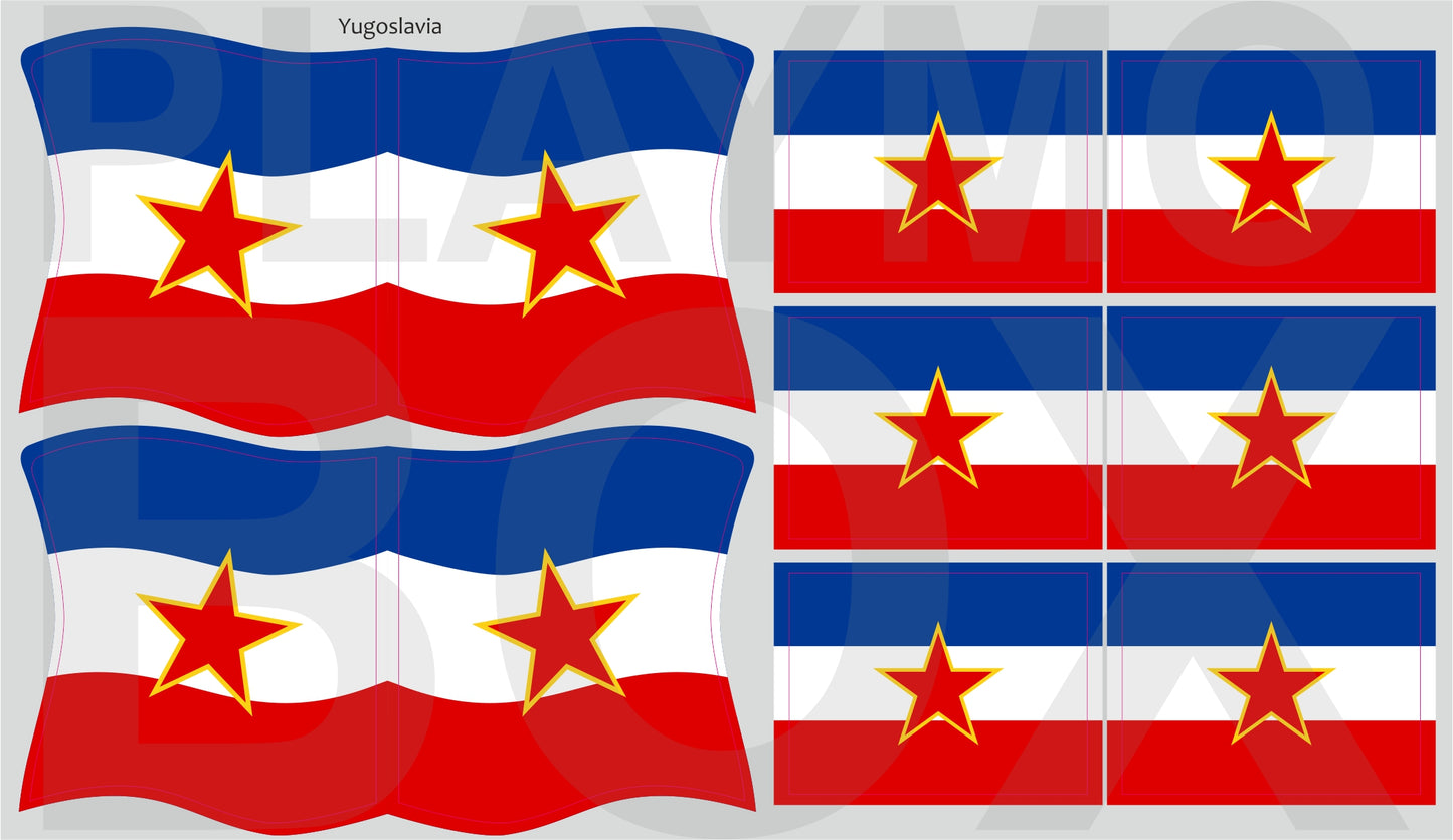 Former Nations Flags
