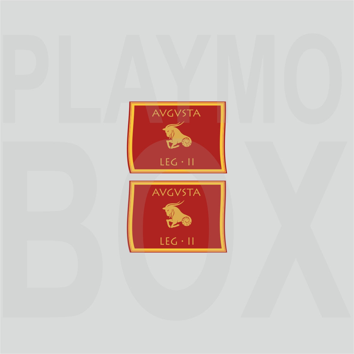 Roman Banner Stickers