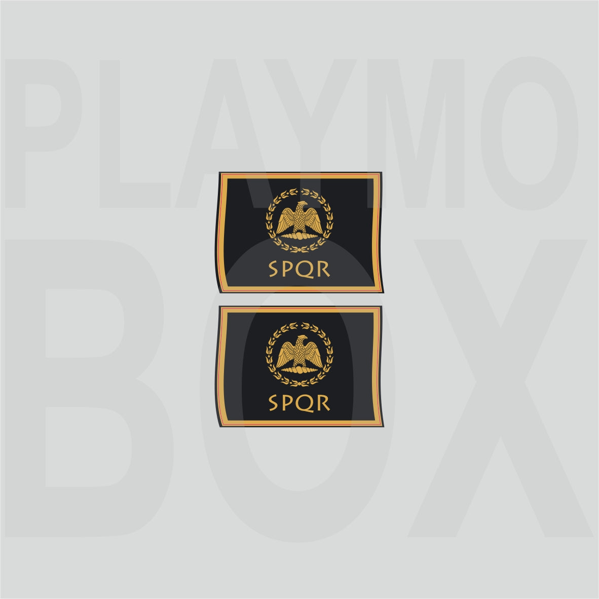 Roman Banner Stickers