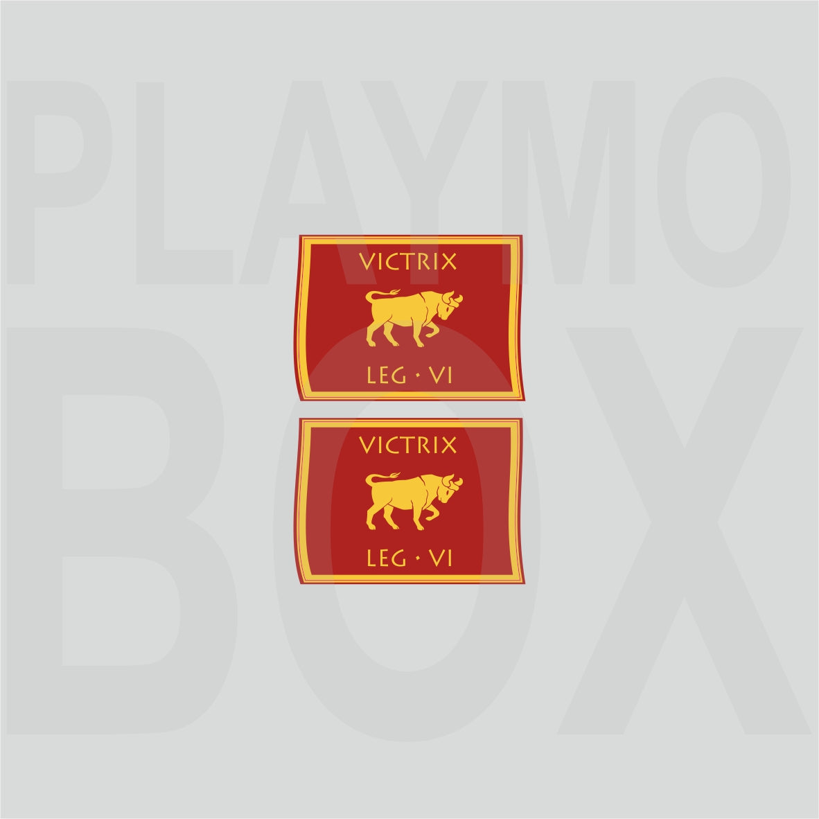 Roman Banner Stickers