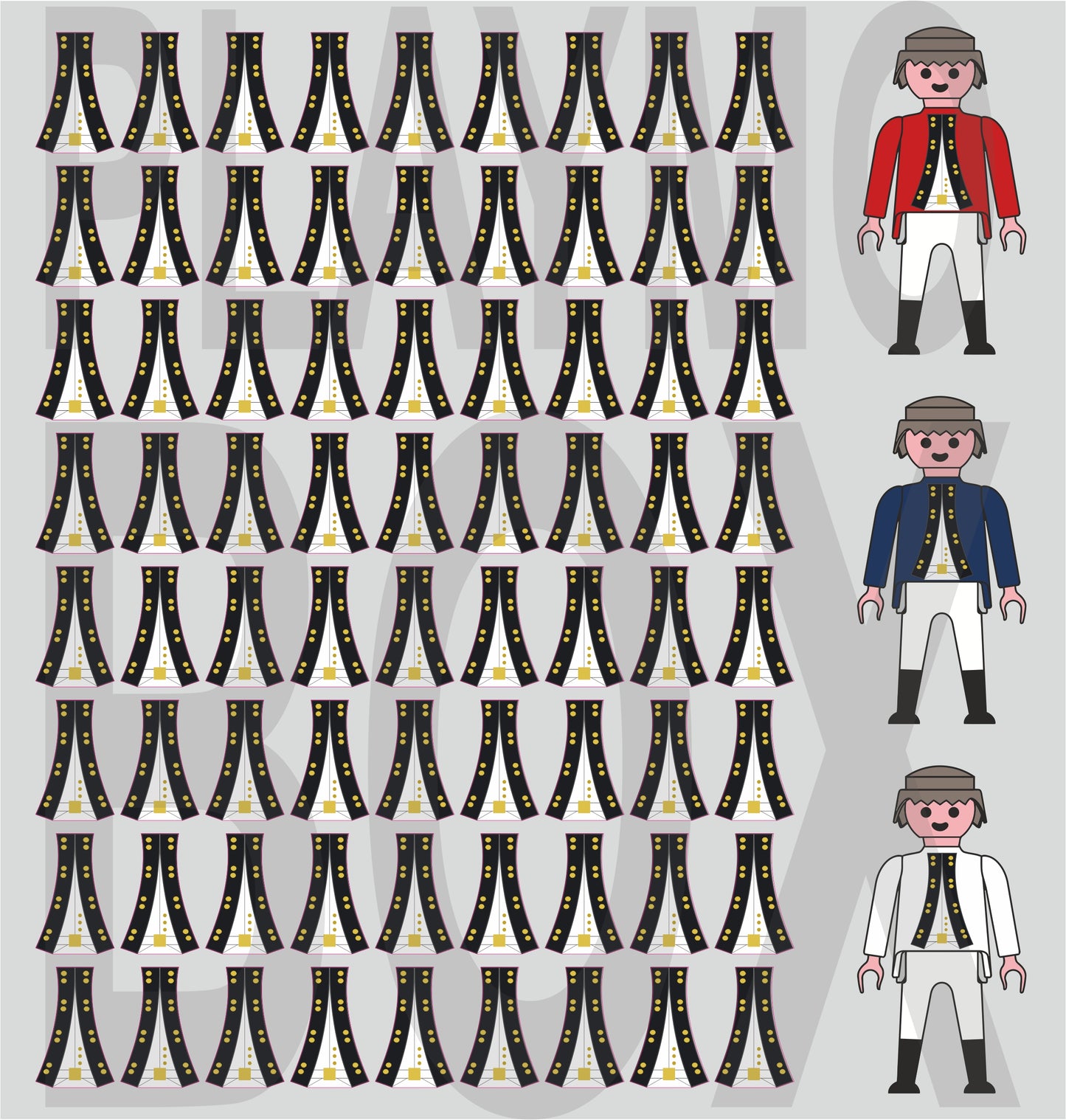 Military Uniform Stickers